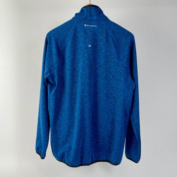NEW Champion Full Zip Warm Up Athletic Jacket, Royal Blue/Black, Size M - Picture 4 of 8